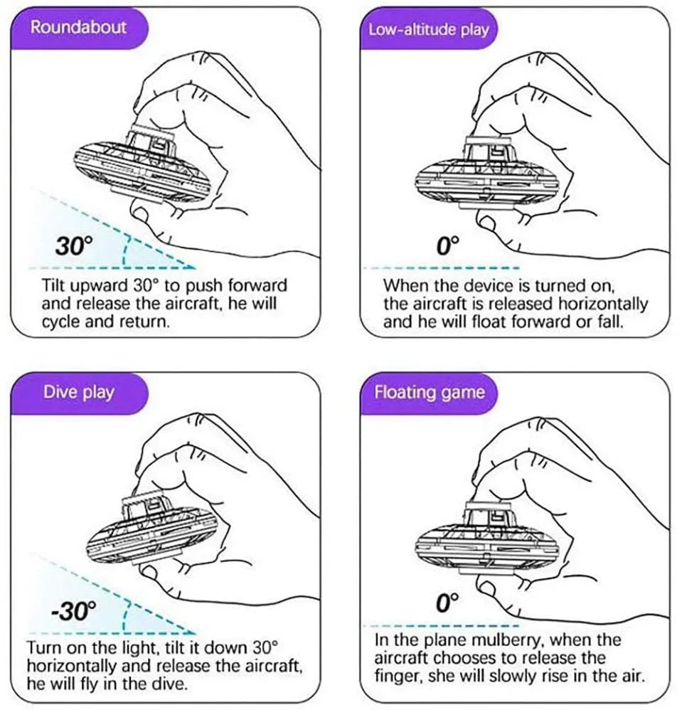 Flying Spinner Helicopter Toy